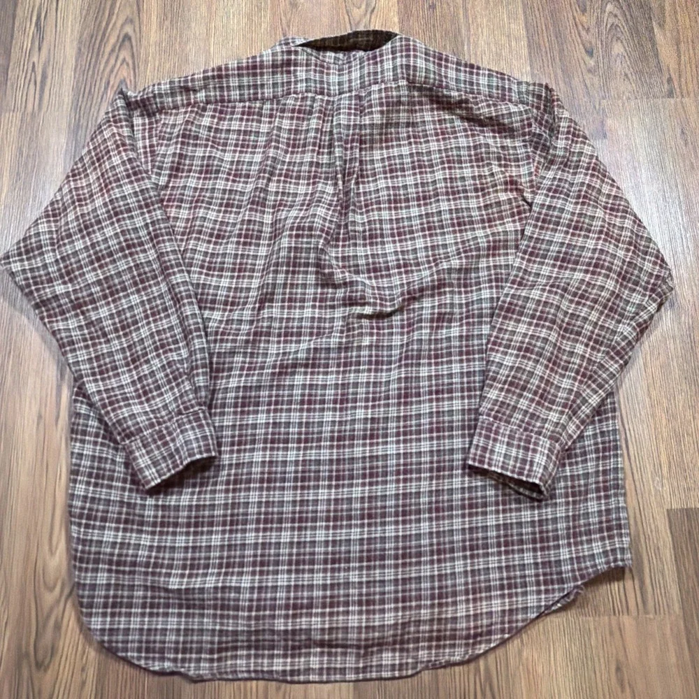 Polo Ralph Lauren Blake Button Down Shirt XL Plaid Red/green 100% Cotton Pony